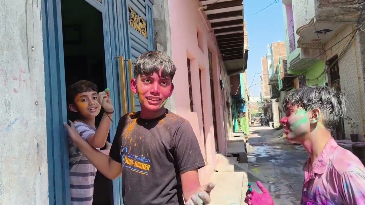 Yee kya kar diya dosto kai sath Holi par #holi vlog #vlog #daily #youtube #trending #desi 