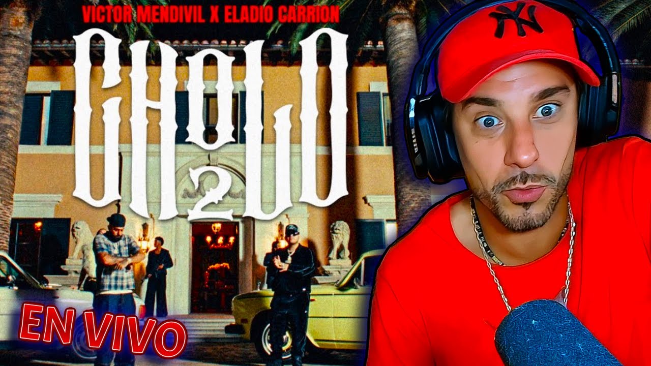 ¡QUÉ JUNTADA! 😱 [Cholo v2]  Víctor Mendívil x Eladio Carrión | 🇦🇷 Reacciona en VIVO