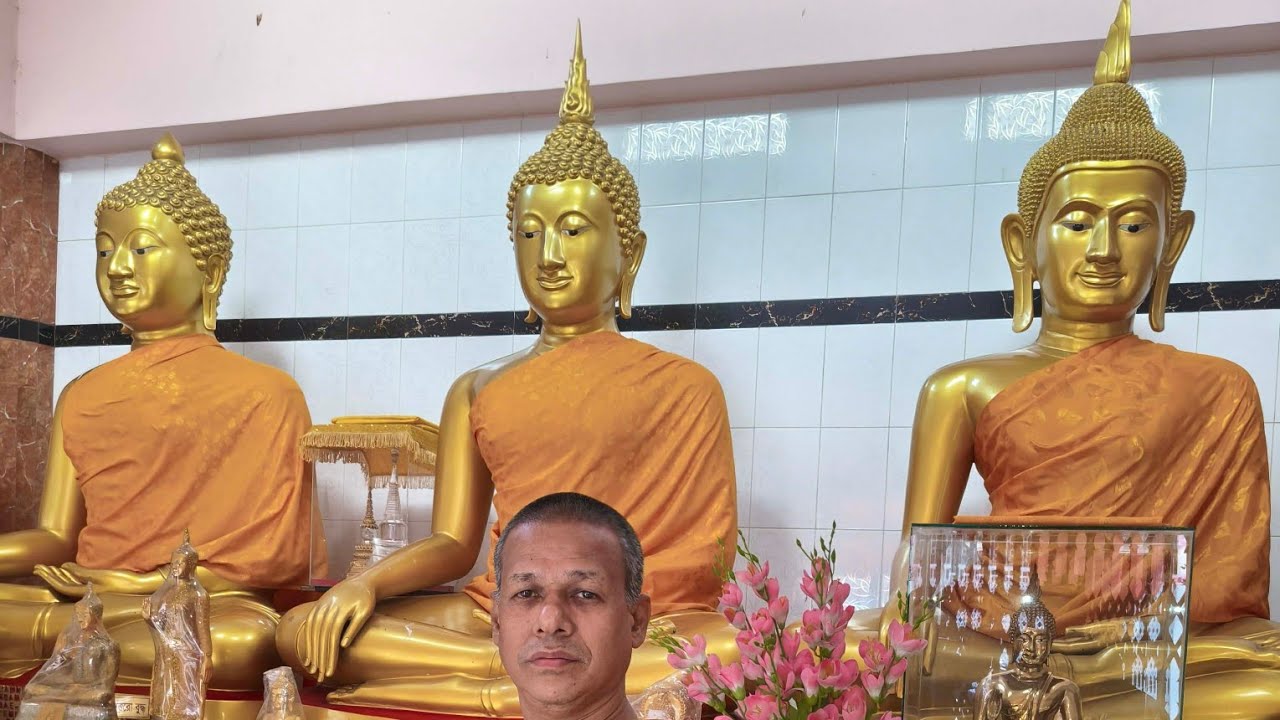Morning meditation and chanting for world peace,  জগতের সকল প্রাণীর মঙ্গল কামনায় সমবেত বন্দনা।