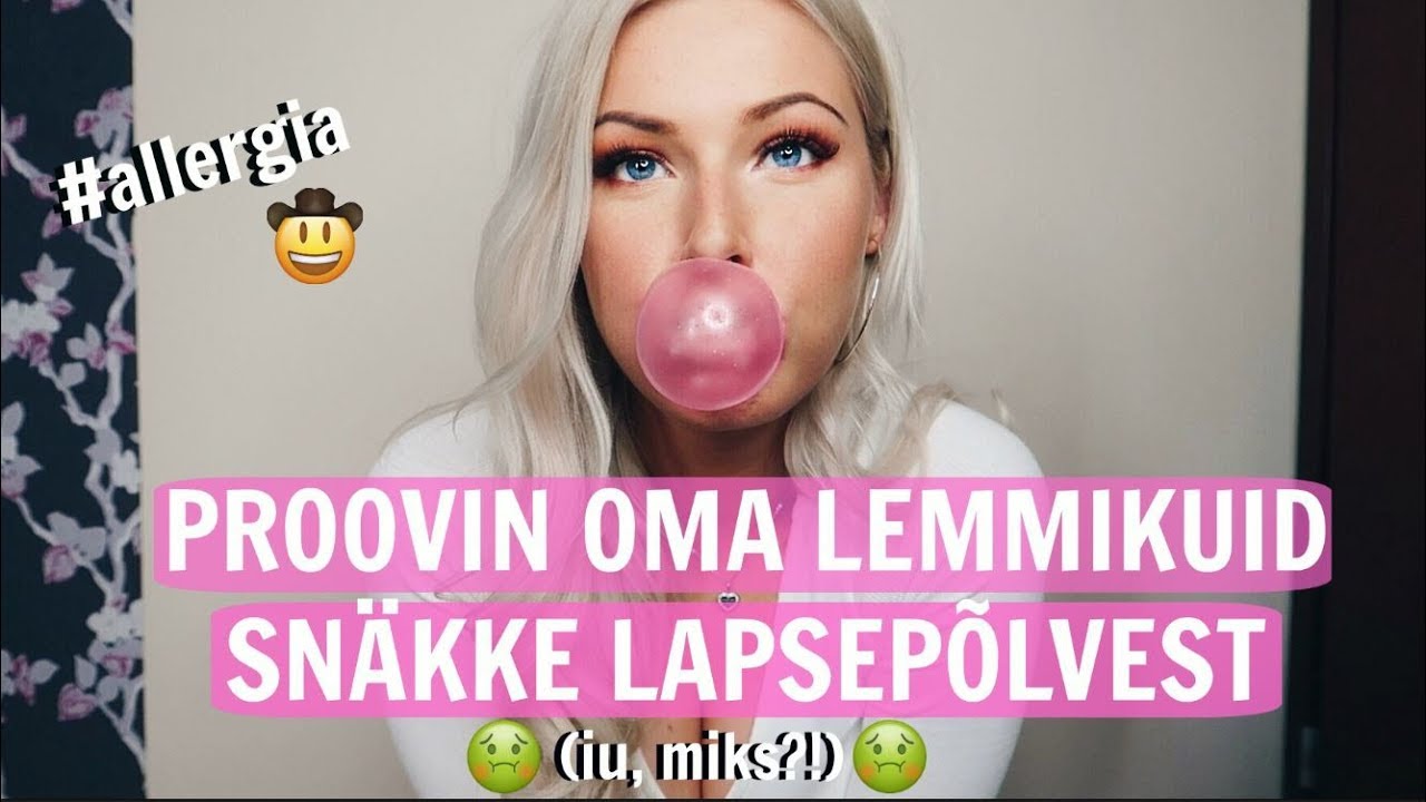 PROOVIN LAPSEP&Otilde;LVE LEMMIKUID SN&Auml;KKE (kuidas saada allergia)