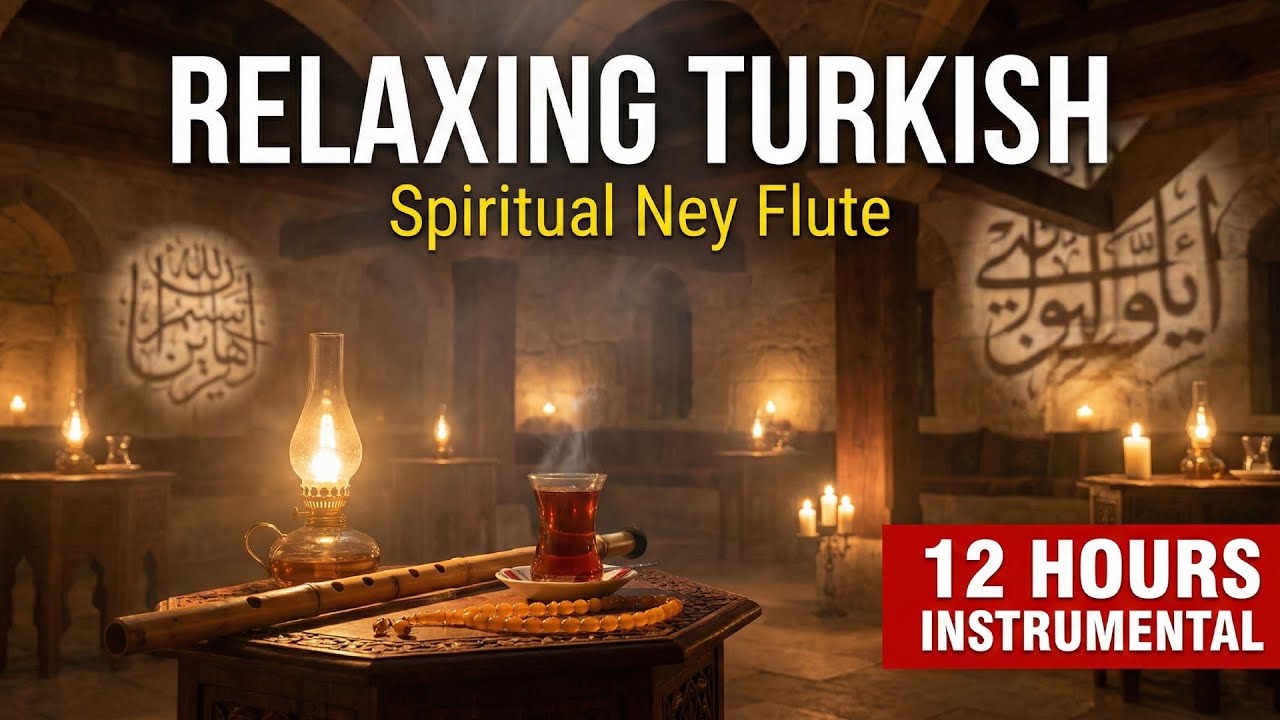 Relaxing Turkish Restaurant Songs: Sufi Peace | 12 Hours Spiritual Ney Flute Instrumental Music