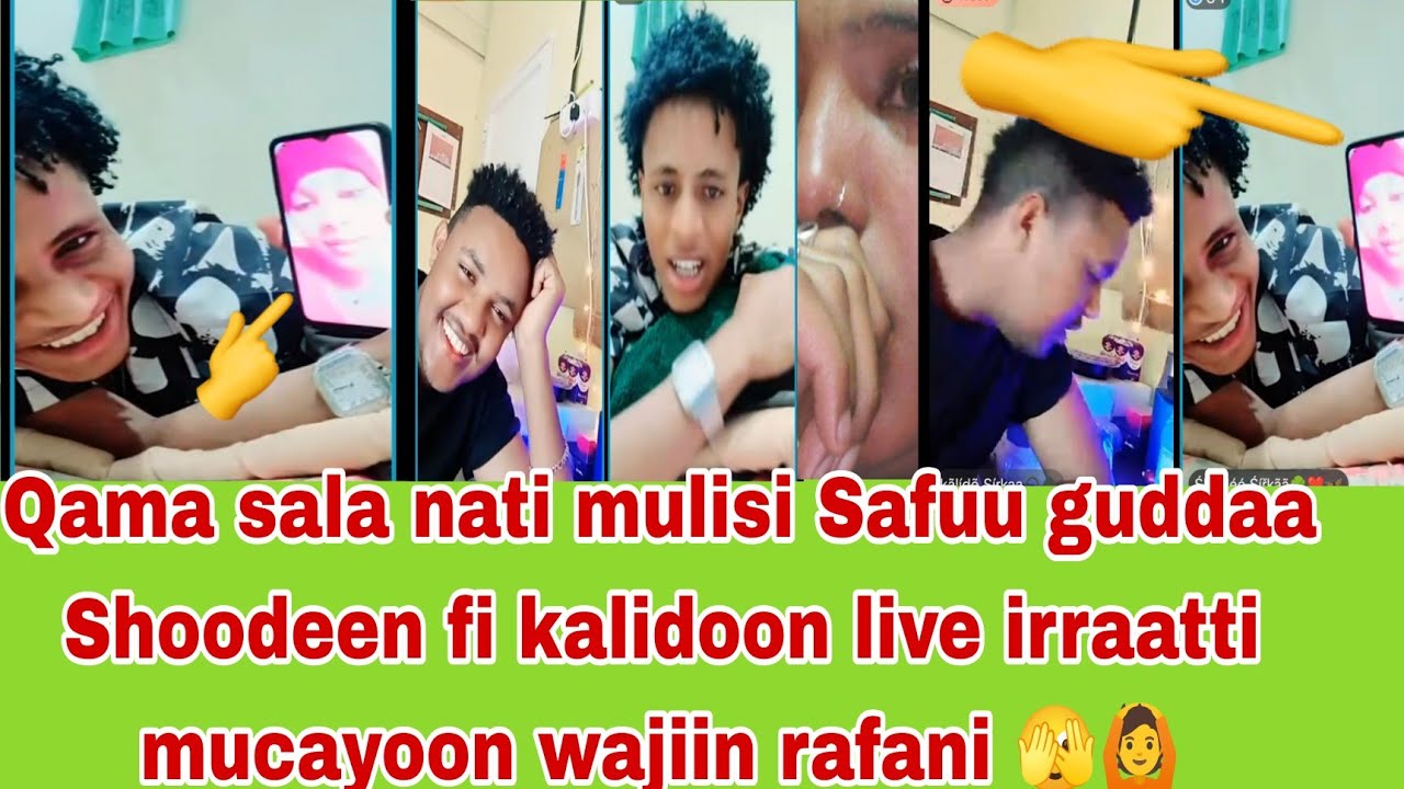 Qama sala nati mulisi Safuu guddaa Shoodeen fi kalidoon live irraatti mucayoon wajiin rafani  🫣🙆