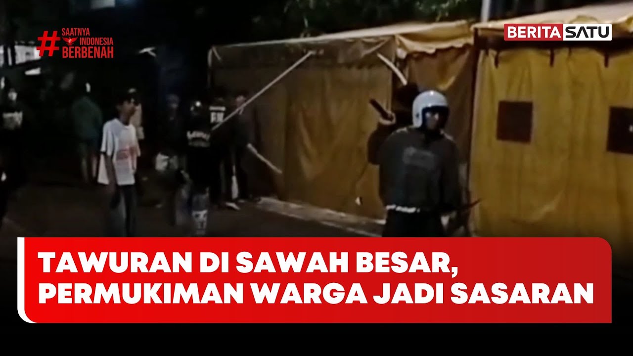 Tawuran di Sawah Besar, Permukiman Warga Jadi Sasaran Petasan #beritasatu