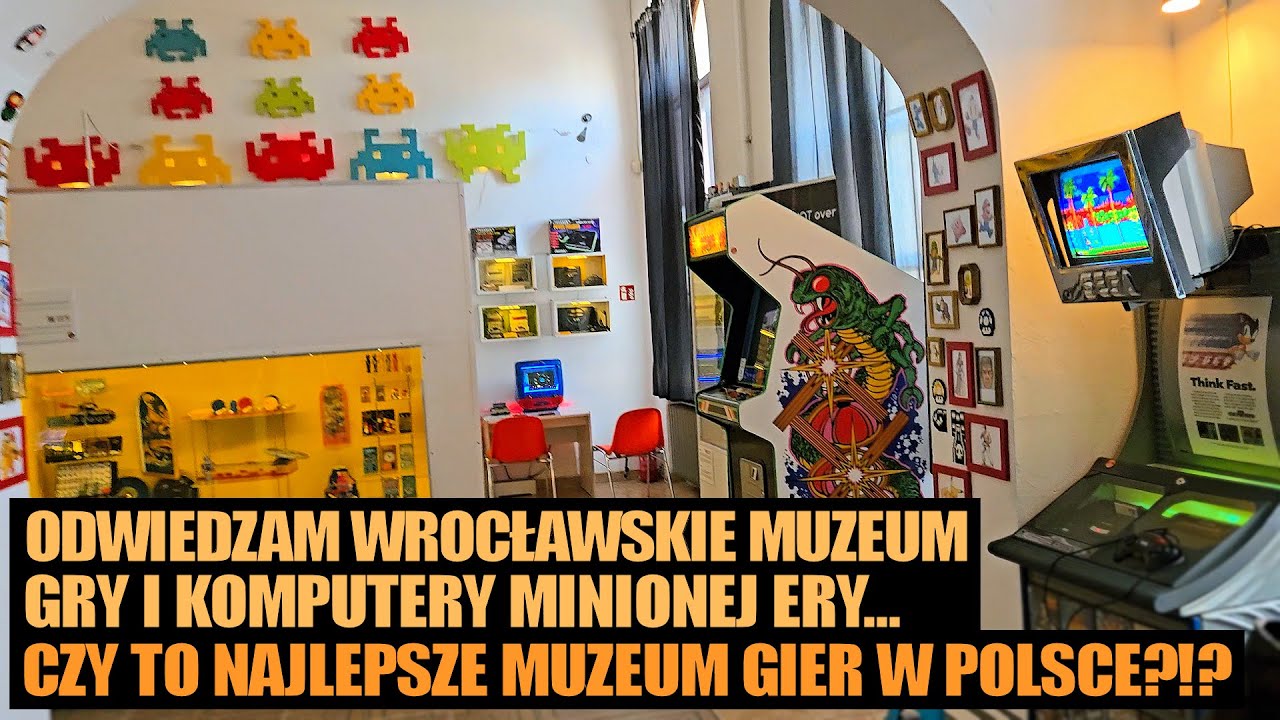 Odwiedzam wrocławskie MUZEUM GIER, Konsol i Komputerów Minionej Ery, najlepsze Muzeum gier w Polsce?