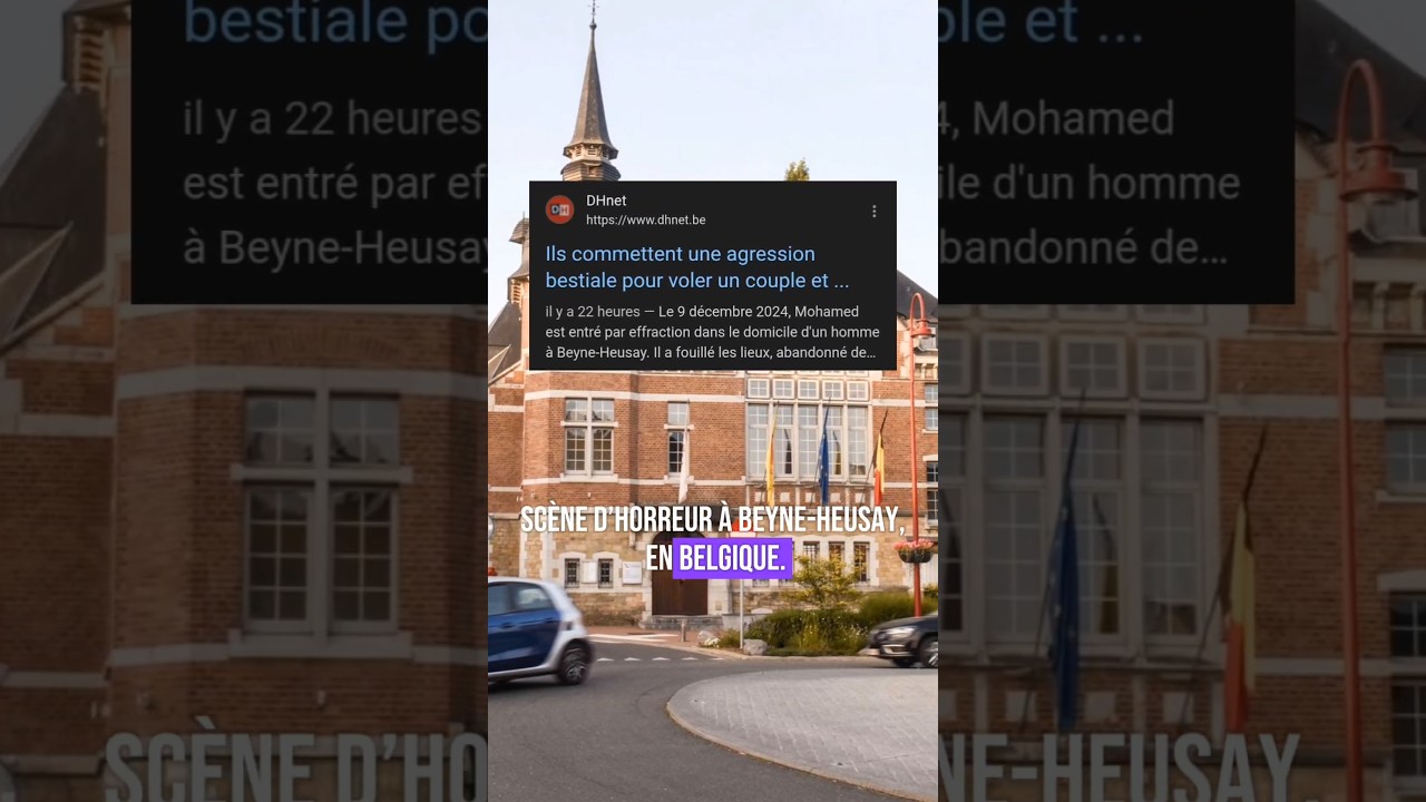 Sc&egrave;ne d&rsquo;horreur &agrave; Beyne-Heusay, en Belgique. &Agrave; peine sorti de prison, Mohamed, 25 ans, r&eacute;cidive.