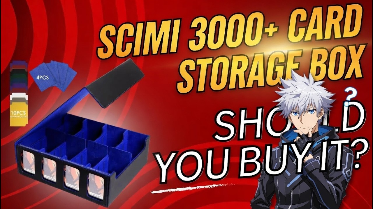 I'm Torn on This One - Scimi 3000+ Card Storage Box