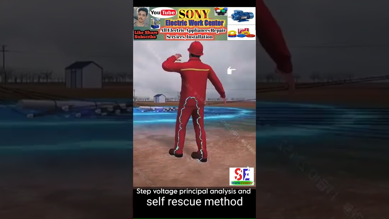 Electric shock safety self rescue method