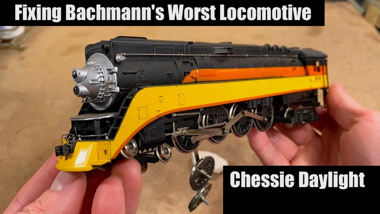 Fixing Bachmann's Worst Locomotive - Daylight Chessie System