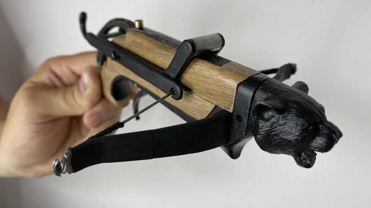 Mini crossbow with tiger head. NEW