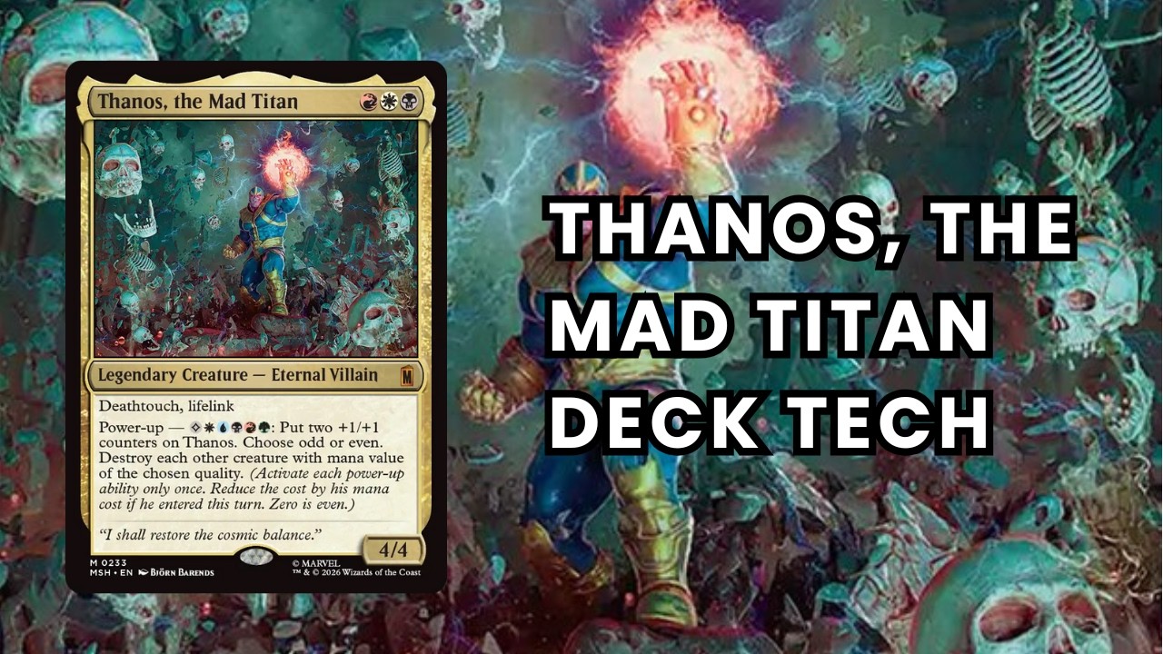 Thanos, the Mad Titan Deck Tech | Infinity Stone Villains EDH | Marvel Super Heros MTG