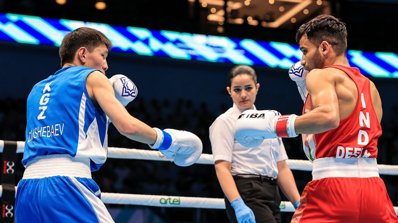 Deepak Bhoria (IND) vs. Nurzhigit Diushebaev (KGZ) IBA World Boxing Championships 2023 QF's (51kg)