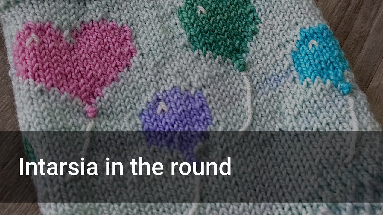 Wonderful Things Socks - How to work intarsia in the round