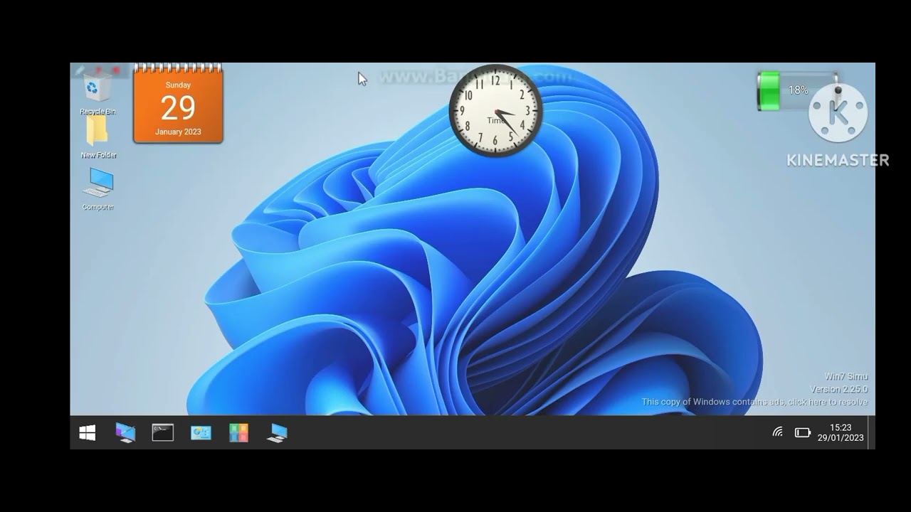 Heptoxide.exe on windows 7 simulator by@pan koza 2