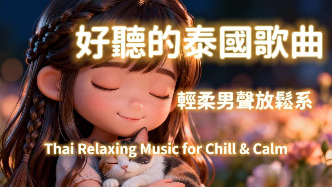 【夢潔聽歌】好聽的泰國歌曲 · 輕柔男聲放鬆系 | Thai Relaxing Music · Male Vocal · 1 Hour · Chill & Calm