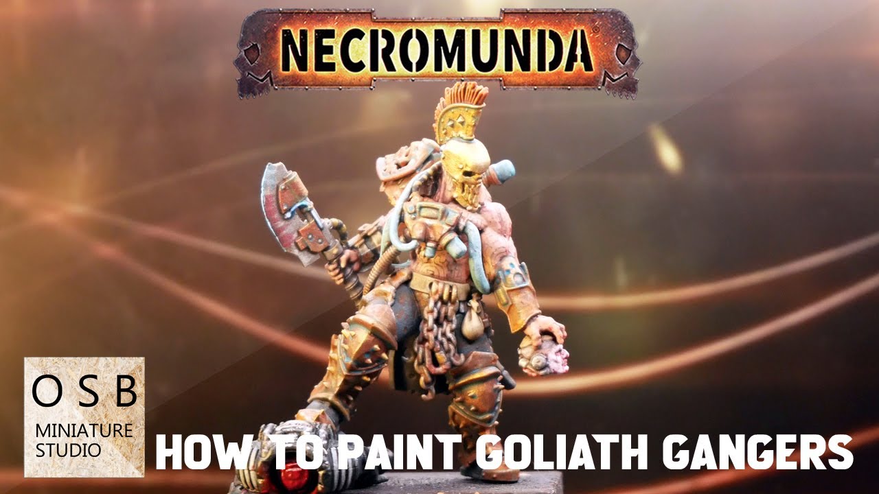 How to Paint NECROMUNDA Goliath Gangers