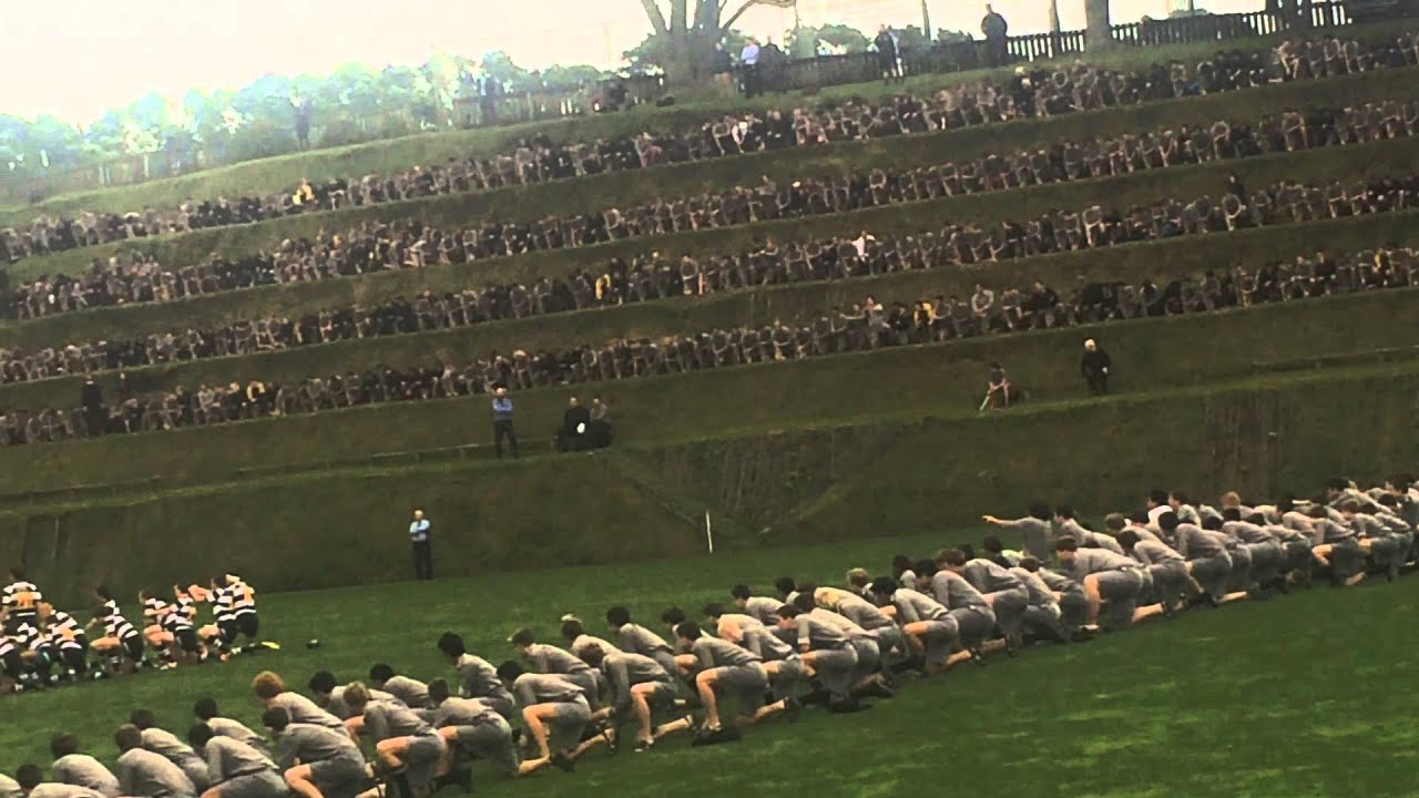 New Plymouth boys haka vs Wangenui collegiate