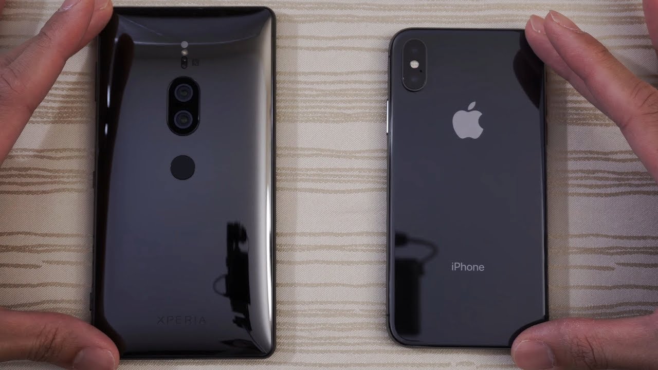 Sony Xperia XZ2 Premium vs iPhone X - Speed Test!