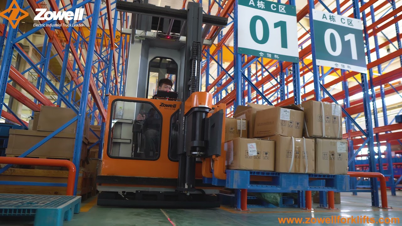 Zowell New Man-up VNA Forklift make changes For State Grid Corporation of China