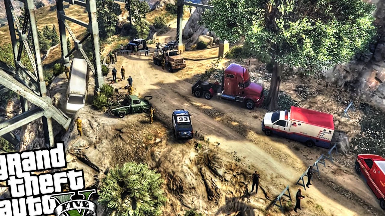 Huge Cassidy Creek Accident - GTA 5 MOD