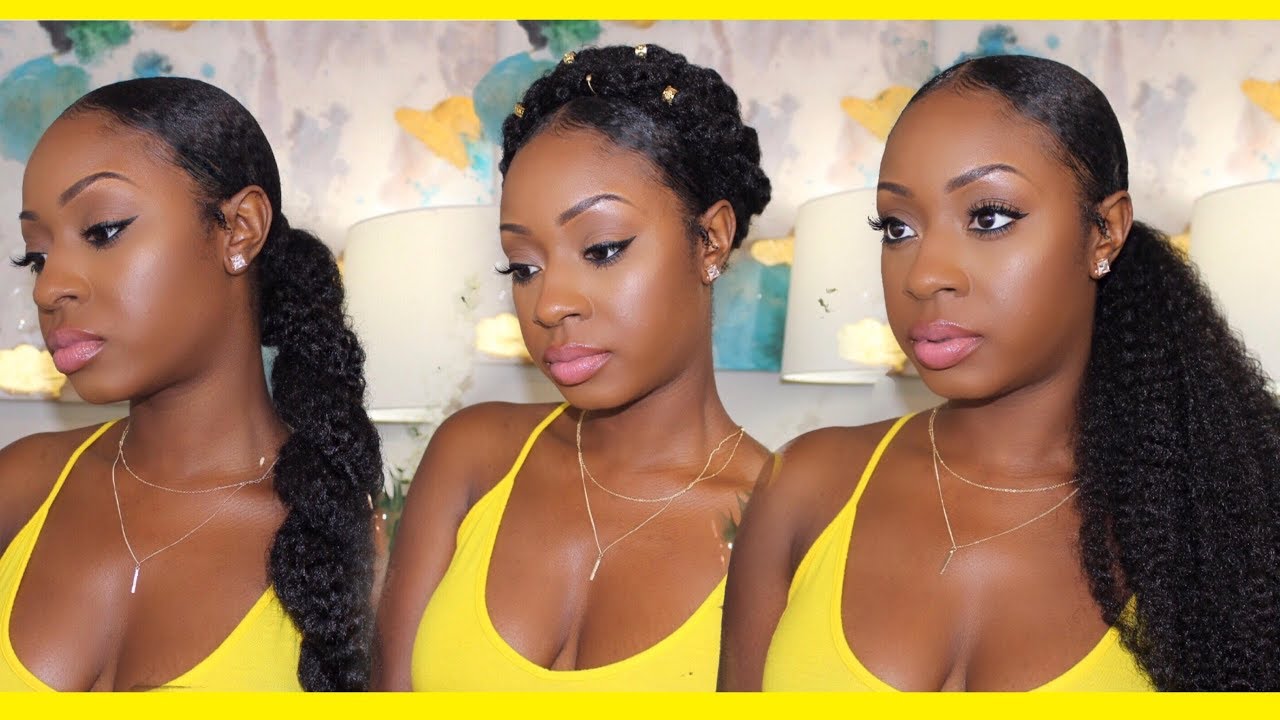 4 очень простых защитных стиля для коротких натуральных волос | Marley Hair, Natural Hairstyles