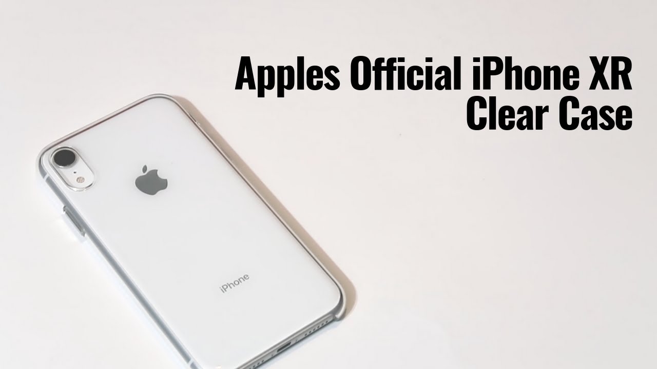 The NEW official Apple iPhone XR clear case!