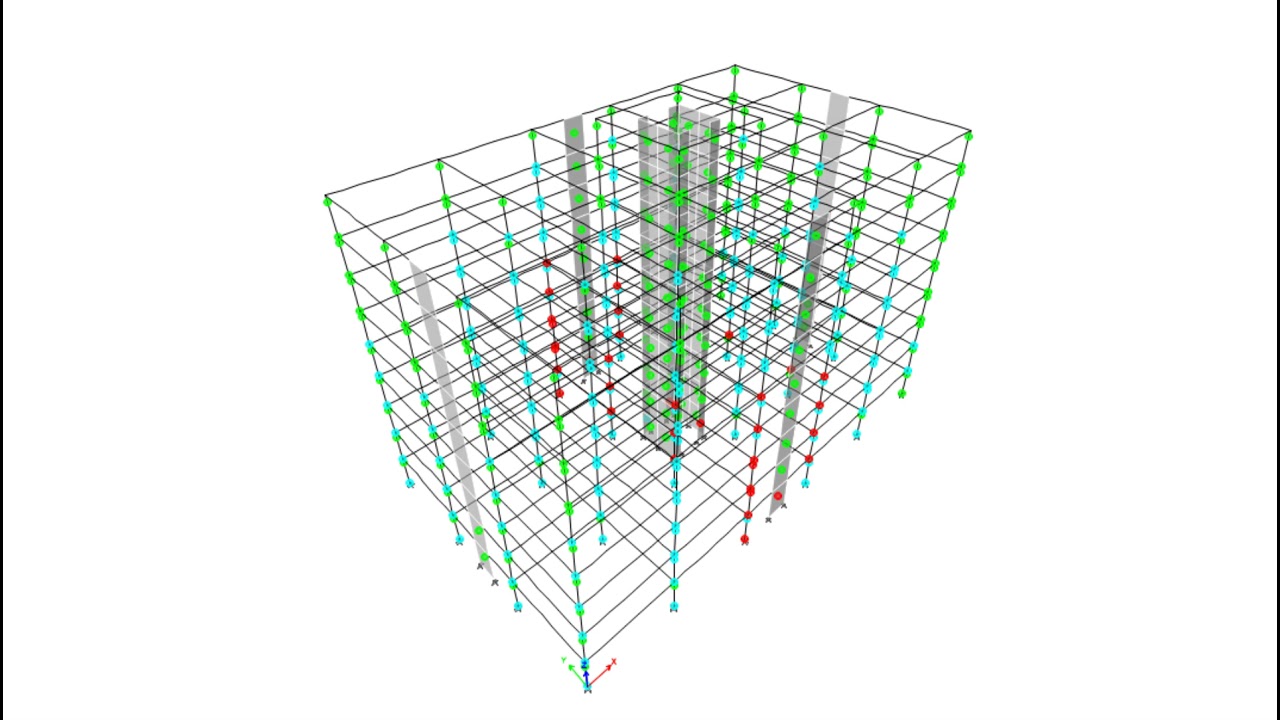 Performance of Fiber Hinges - Nonlinear Time History Analysis of a Building (Northridge Earthquake)