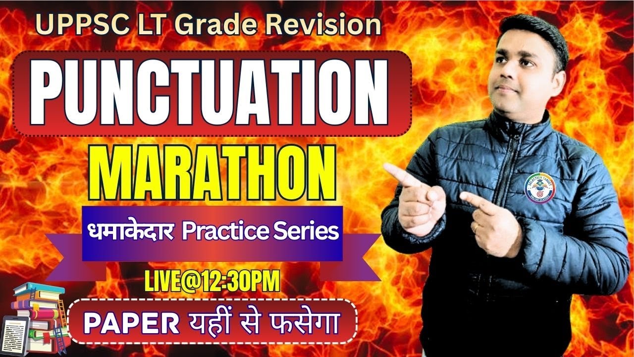 🛑PUNCTUATION MARATHON MCQS PRACTICE || LT GRADE REVISION SERIES || Praveen Sir