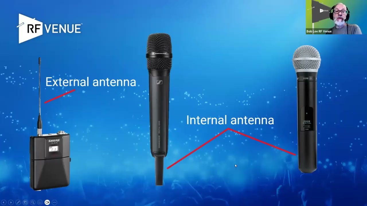 RF Venue Live Webinar on the Anatomy of a wireless audio system