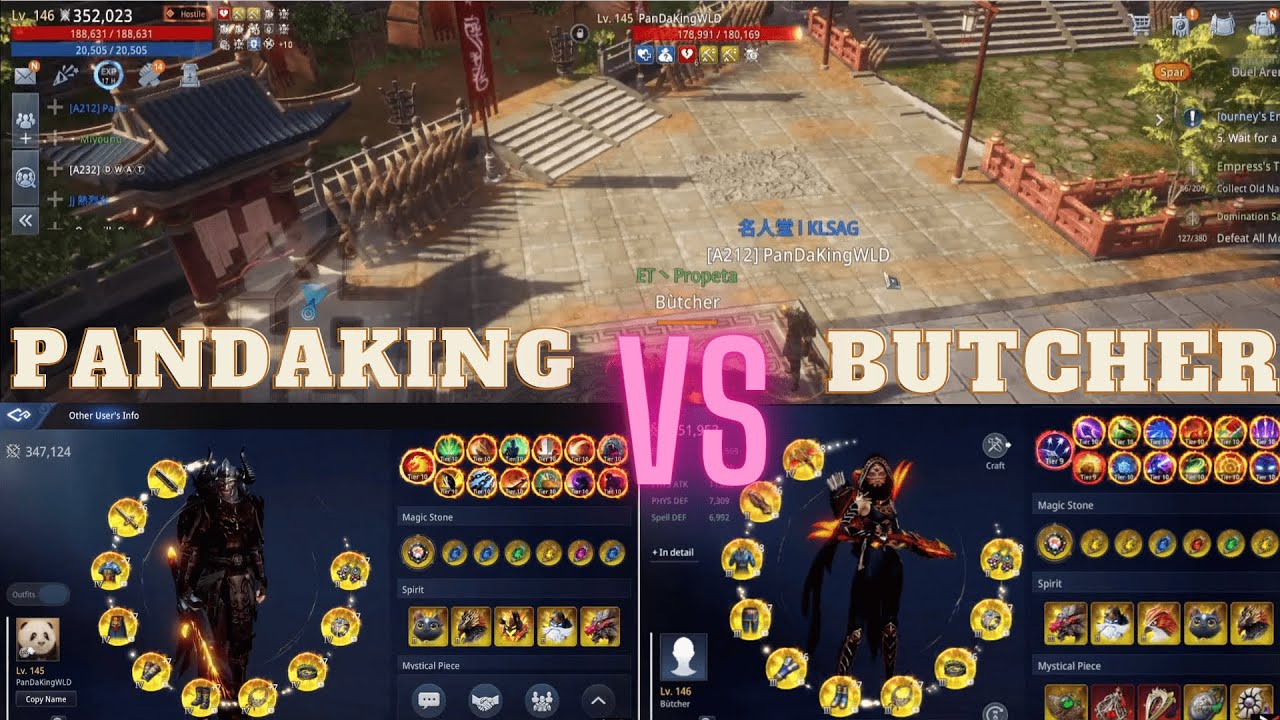 MIR4 352K ARBALIST (BUTCHER) VS (PANDAKING) 347K WARRIOR! #mir4 #mir4global #phalliance