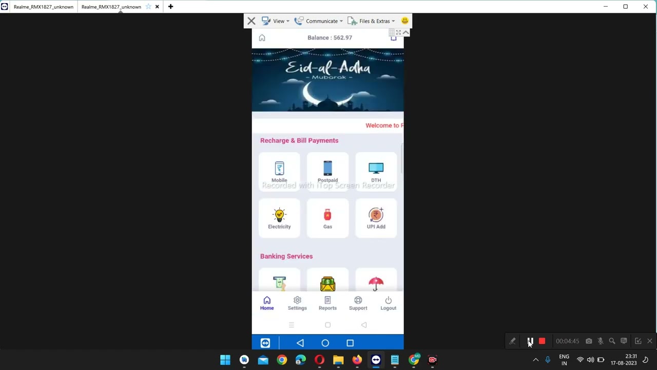 Recharge Admin Panel Software Web And Android App & API penel  3000