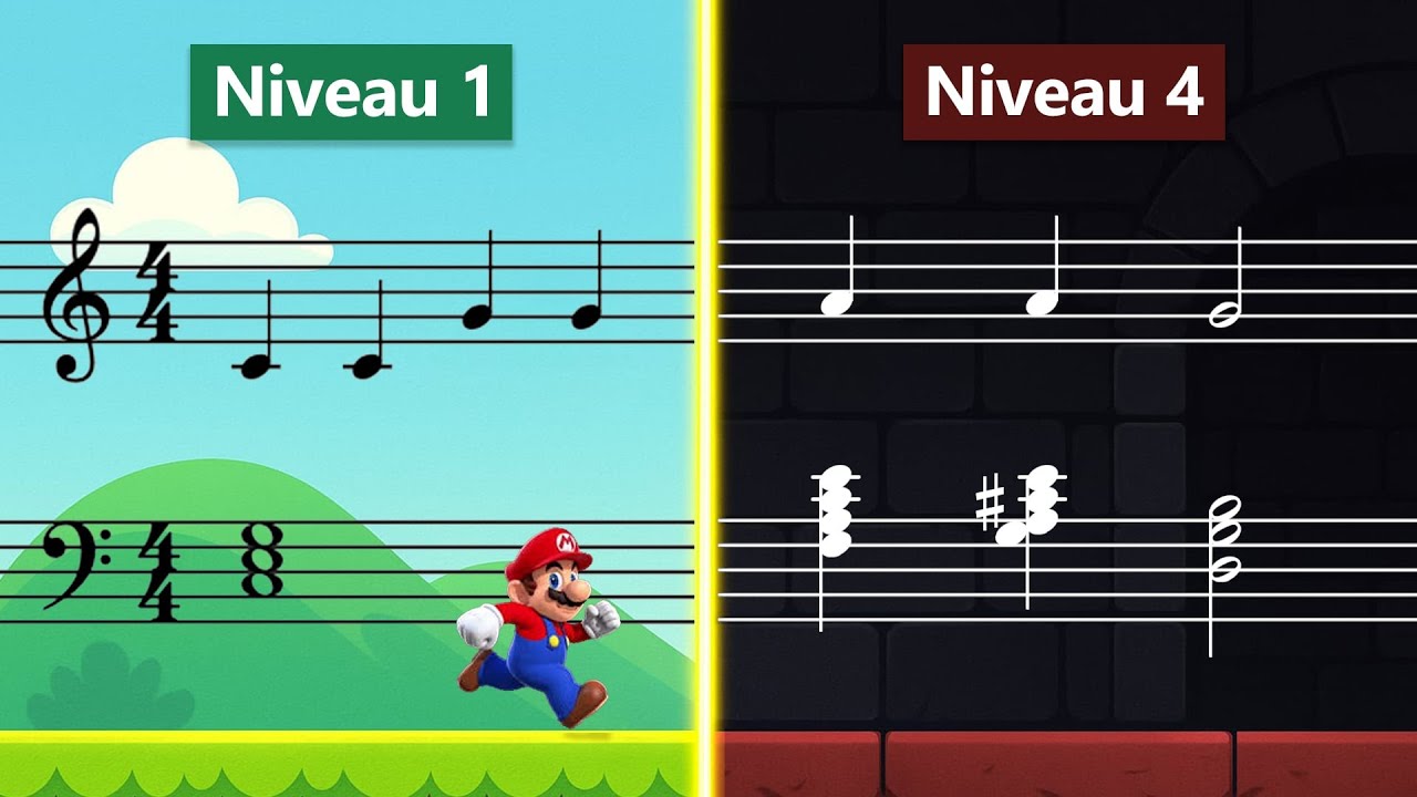Harmoniser une mélodie en 4 NIVEAUX de difficulté