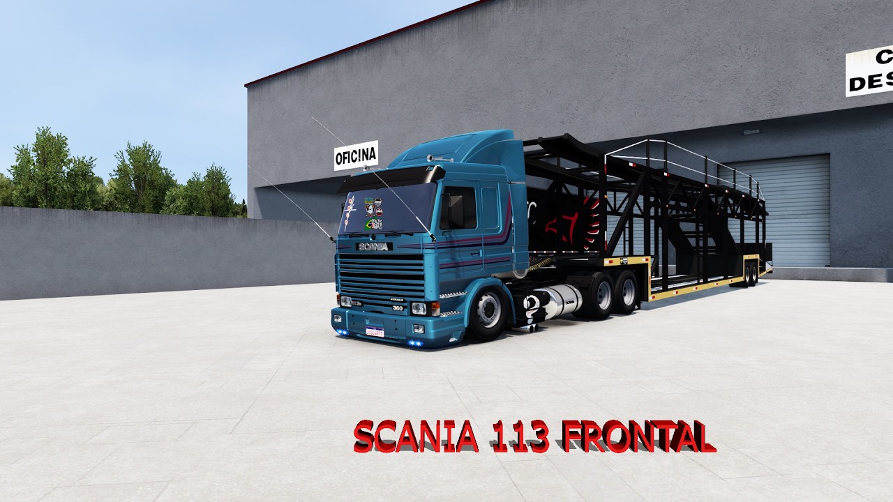 SCANIA 113 FRONTAL NA CEGONHA VAZIA - ETS2 MODS - G29