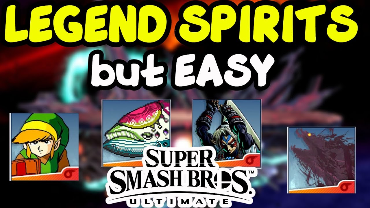 Legend Spirits but i make them EASY | Smash Bros Ultimate