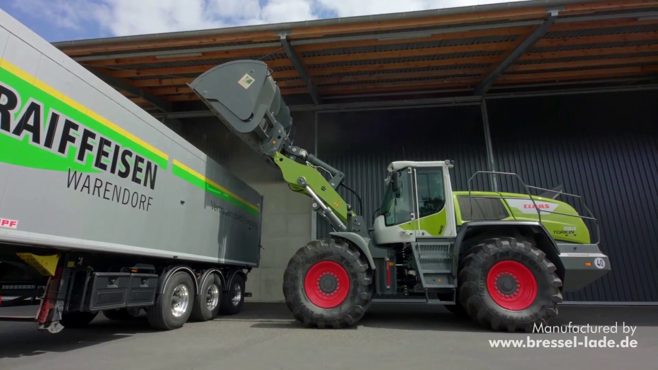 L71 Hochkippschaufel XXL mit 4000l Fassungsvermögen am Claas Torion 1914 Radlader