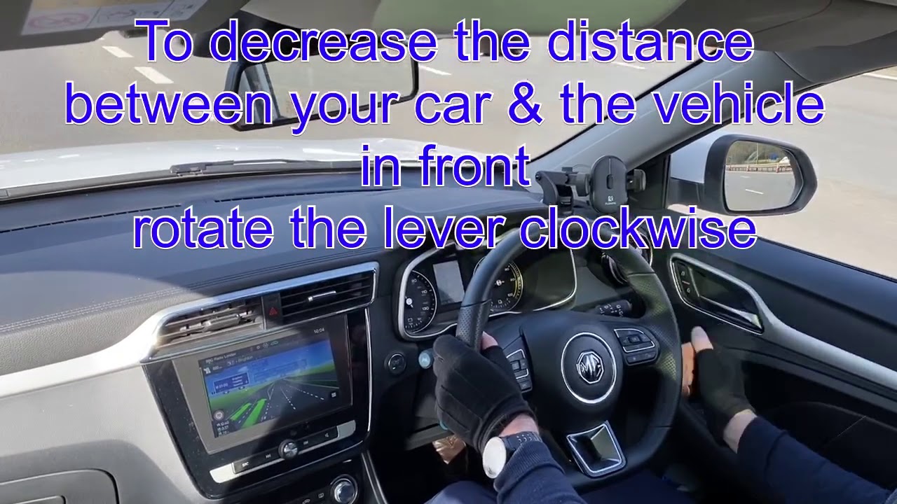 MG ZS EV #8 Using MG Pilot & Manual Speed Limit demonstration