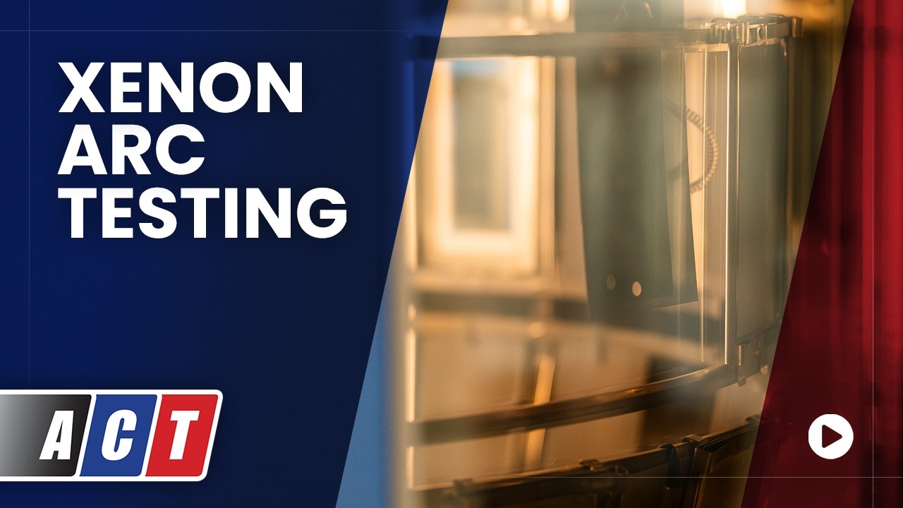 Accelerated Weather Testing - Xenon Arc or Weatherometer Testing | SAE J2527 | ACT Test Panels