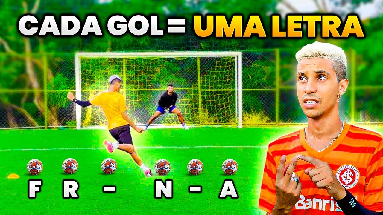 A CADA GOL DESBLOQUEIA A LETRA DO NOME DE UMA SELEÇÃO!