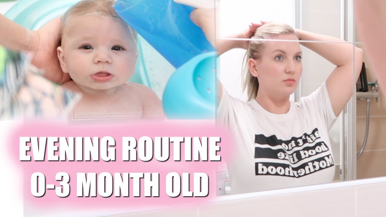 EVENING ROUTINE | 0-3 MONTH OLD BABY | Sarah-Jayne Fragola