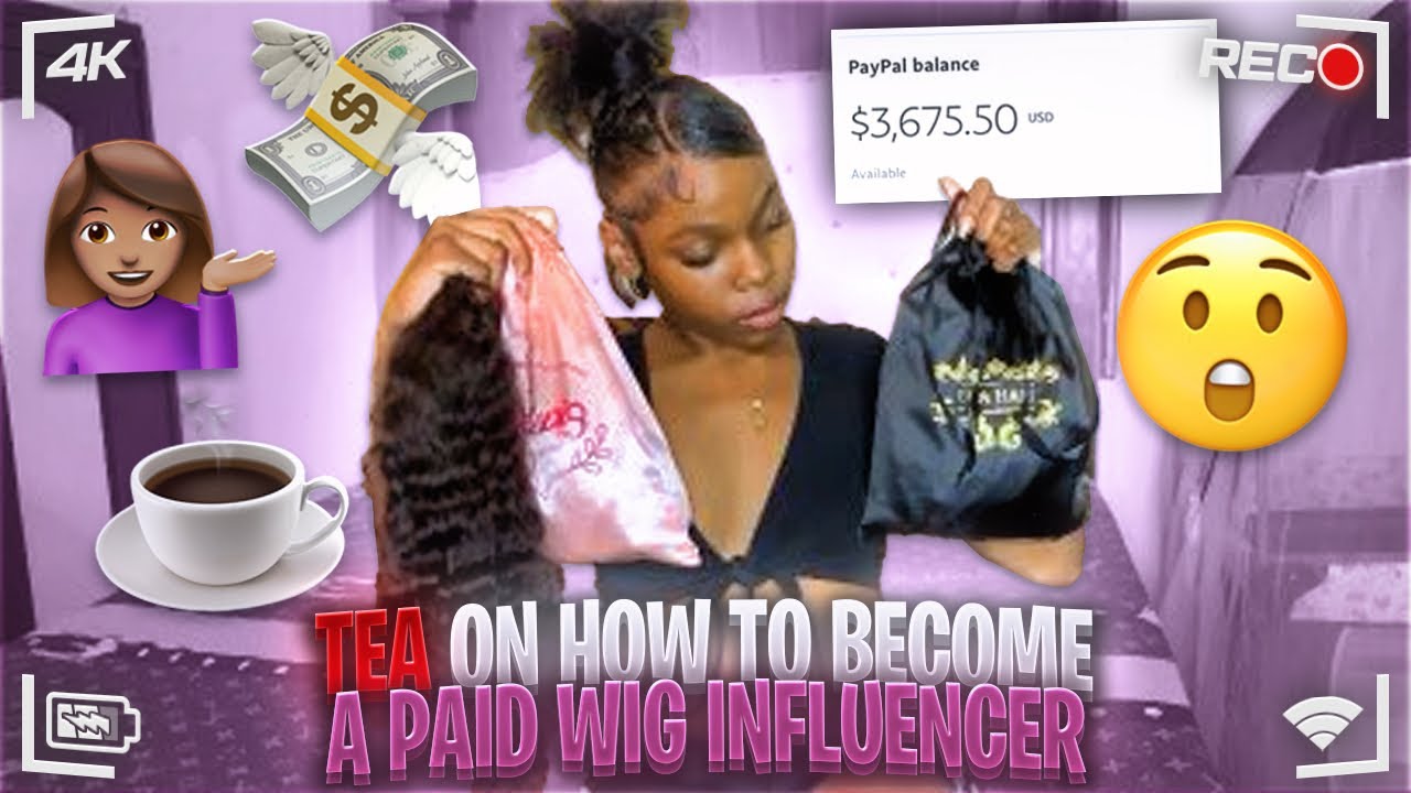 TEA On How To Become A FULL TIME PAID Wig Influencer | HPRT Photo Printer