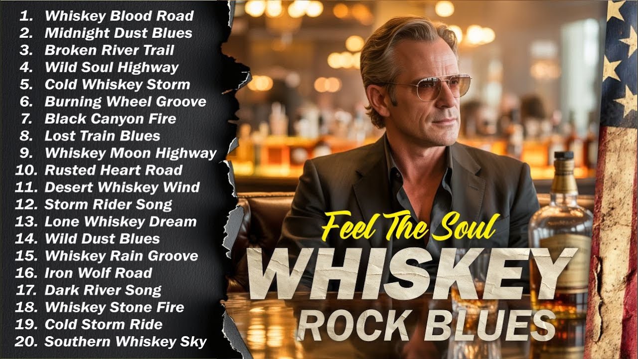Whiskey Shadows | Slow Blues Rock Guitar for Peaceful Moments