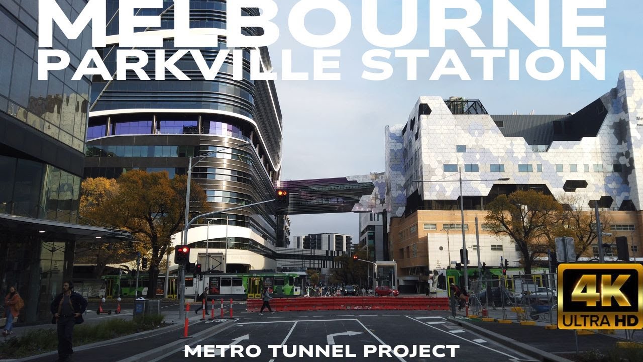 ⁴ᴷ NEW Parkville Railway Station Metro Tunnel Project | Worksite Tour 2024 