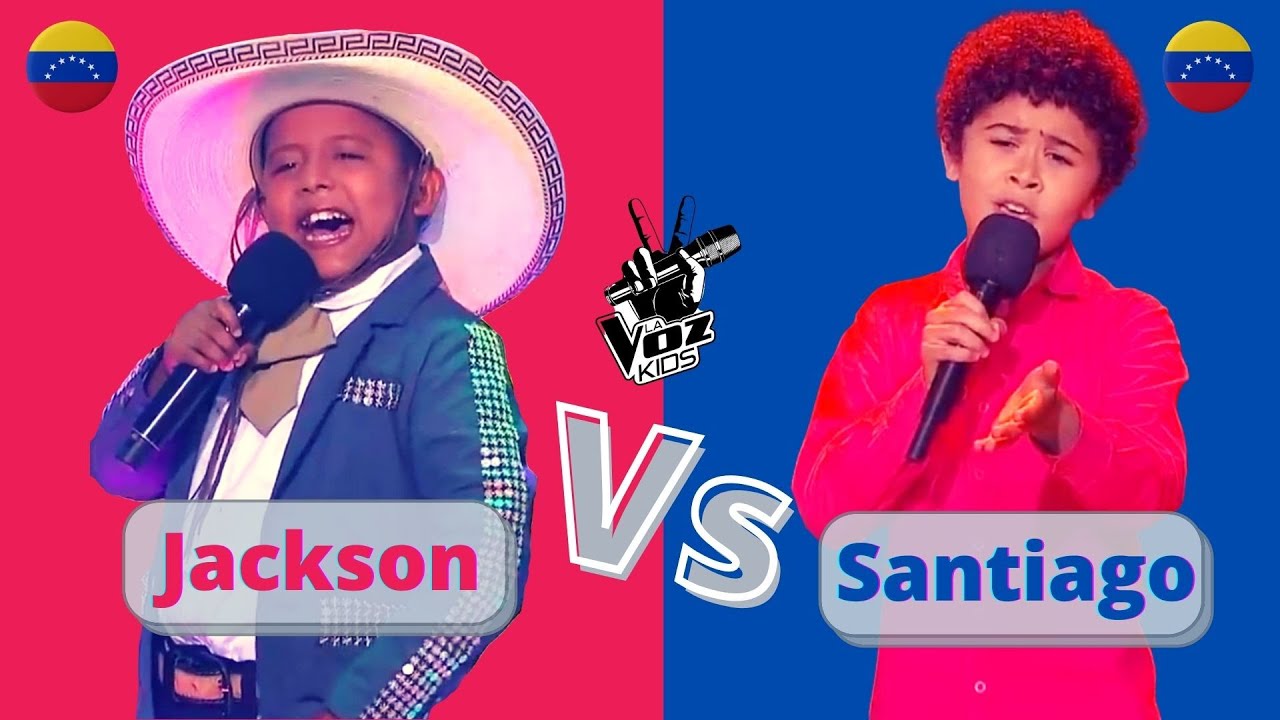 JACKSON Vs SANTIAGO / EN LA VOZ KIDS COLOMBIA 2021