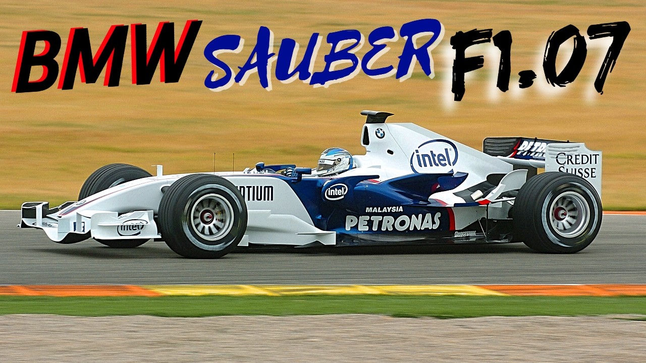 BMW Sauber F1.07 | V8 Raw Engine Sound - Valencia 2007 Debut Track Test with Nick Heidfeld