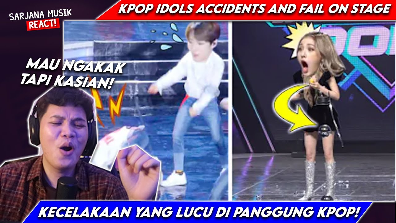Funny Kpop Idols Accidents And Fail On Stage! | KASIAN BANGET SIH INI! | SARJANA MUSIK REACT #246