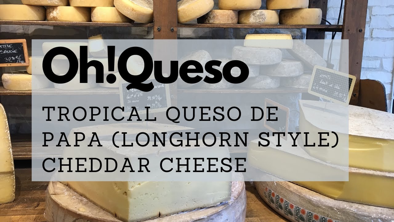 Oh!Queso: Tropical's Queso de Papa (Longhorn Style) Cheddar Cheese