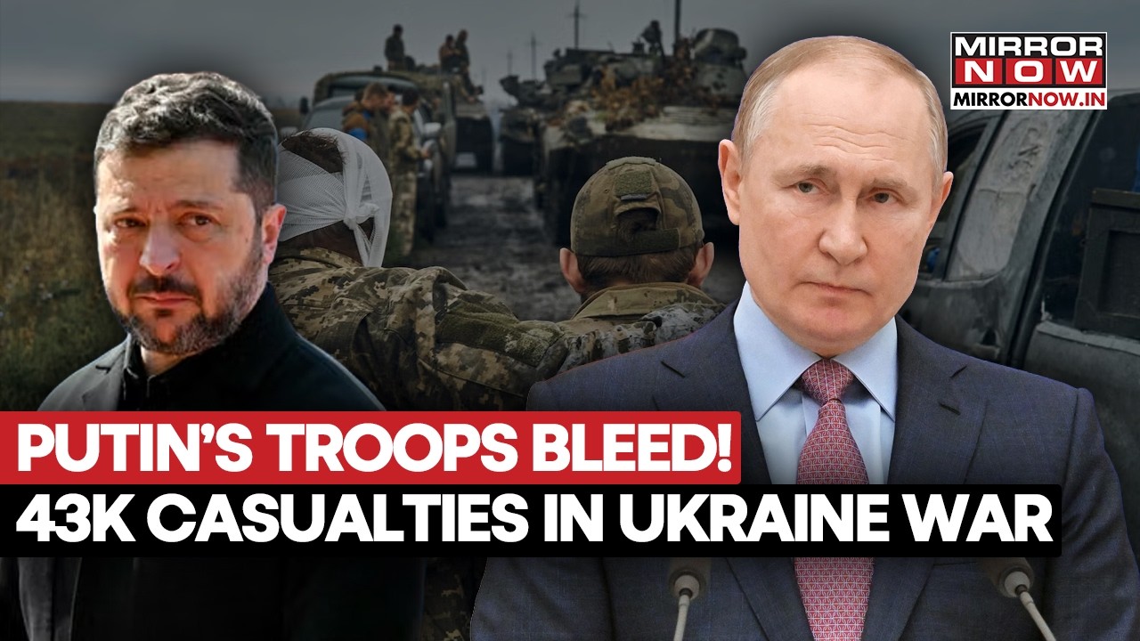 Войска Путина несут огромные потери! 43 000 российских военных пострадали в самый кровопролитный ...