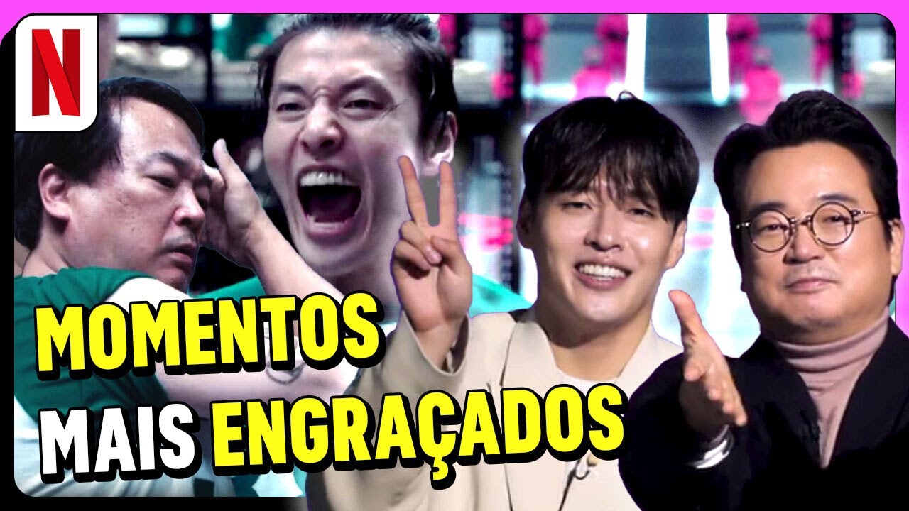 Elenco de Round 6 reage aos momentos mais engraçados | Netflix Brasil
