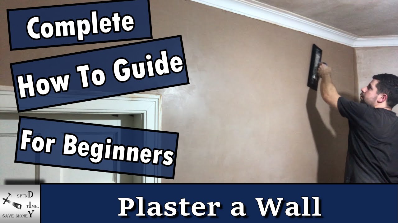 How to plaster a wall. The complete beginners guide.