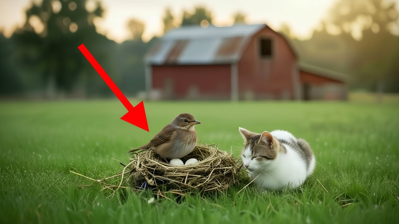 Отважный кот защитил птичьи яйца во время разрушительной бури | Трогательная история спасения жив...