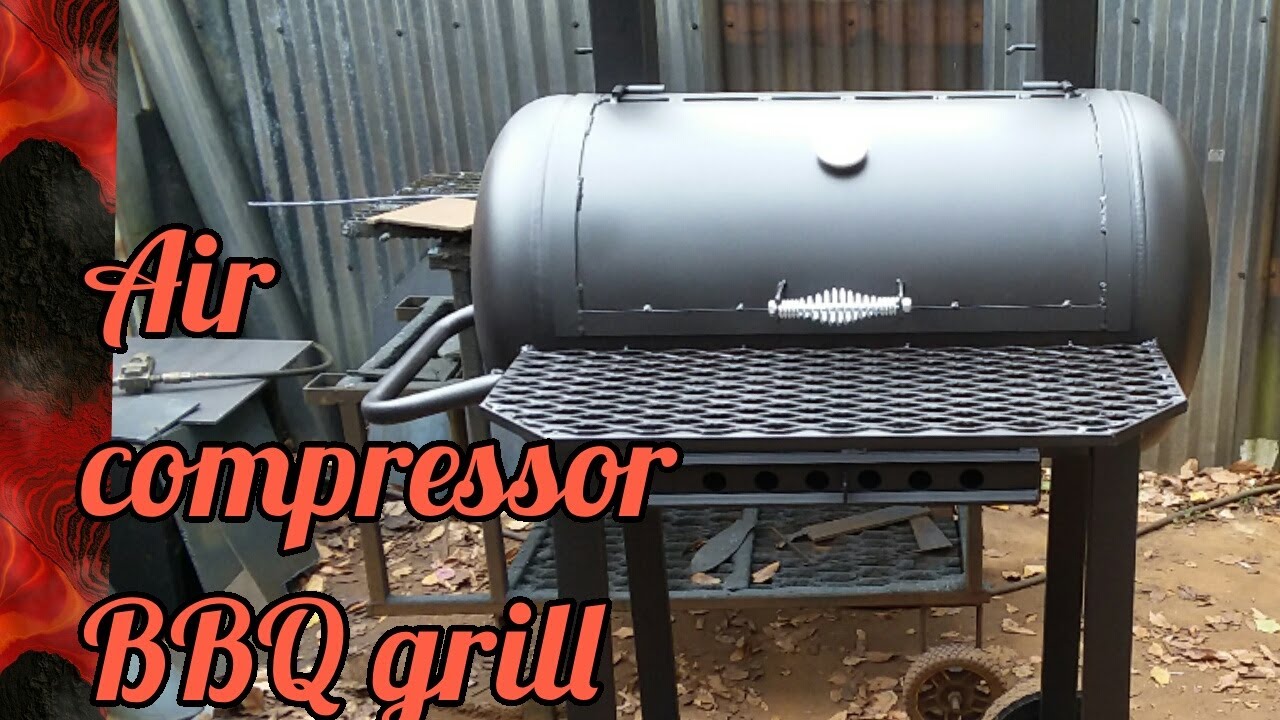 Air compressor Bbq grill build